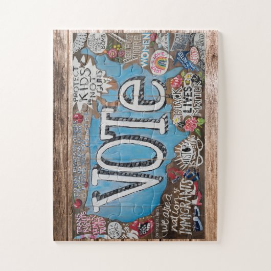 EENVOUDIGE STEMMING LEGPUZZEL (Verticaal)