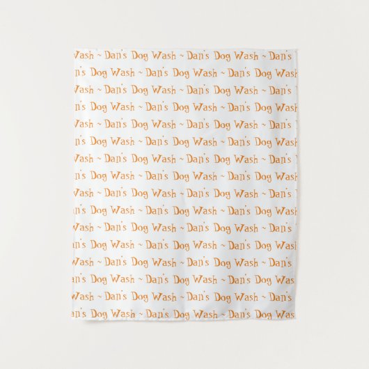 Eenvoudige Step and Repeat Kleine Zakelijke Aangep Wandkleed (Voorkant)