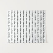 Eenvoudige Step and Repeat-Uitzicht Binnen Aangepa Wandkleed (Voorkant (horizontaal))