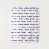 Eenvoudige Step and Repeat-Uitzicht Binnen Aangepa Wandkleed (Voorkant)