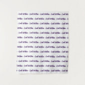 Eenvoudige Step and Repeat-Uitzicht Binnen Aangepa Wandkleed (Voorkant)