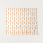 Eenvoudige Step en Repeat Kleine Zakelijke Aangepa Wandkleed (Voorkant (horizontaal))