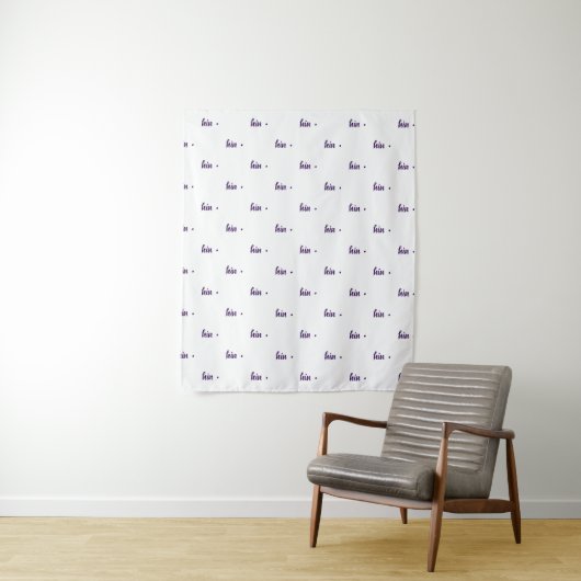 Eenvoudige Step en Repeat-Uitzicht binnen een op m Wandkleed (In situ)