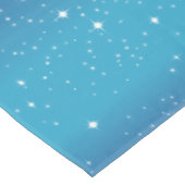 Eenvoudige sterren op blauwe gradiëntachtergrond tafelkleed (Gekanteld)
