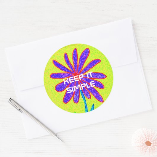 Eenvoudige sticker behouden (Envelop)