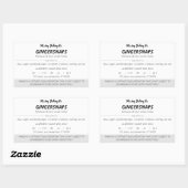 Eenvoudige Stickers waswet (Vel)