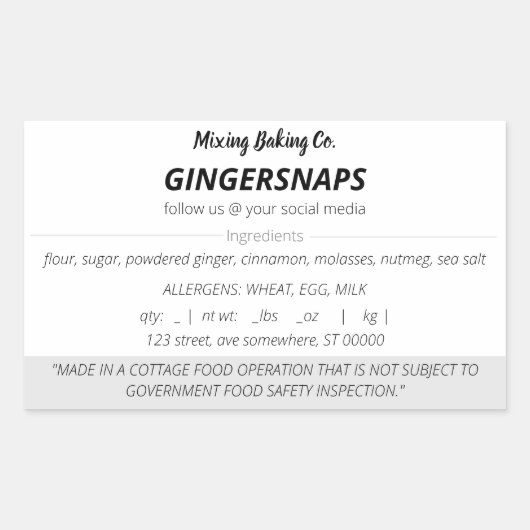 Eenvoudige Stickers waswet (Voorkant)