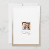 Eenvoudige stijl dank u kaart (Achterkant)