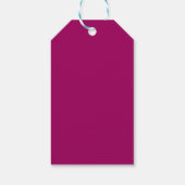 Eenvoudige stijl prijs maat cadeaulabel (Achterkant)