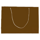 EENVOUDIGE STIJLVOLE AANGEPASTE LOGO MODERNE BRUIN GROOT CADEAUZAKJE (Achterkant)
