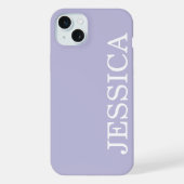 EENVOUDIGE STIJLVOLE AANGEPASTE NAAM MODERN BLEEK  iPhone HOESJE (Achterkant)
