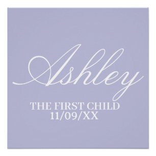 EENVOUDIGE STIJLVOLE MODERNE ELEGANTE FAMILIE BABY PERFECT POSTER