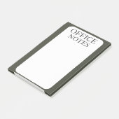 EENVOUDIGE STIJLVOLE MODERNE OP MAAT GEMAAKTE KANT POST-IT® NOTES (Schuin)
