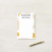 EENVOUDIGE STIJLVOLE MODERNE OP MAAT GEMAAKTE LUNC POST-IT® NOTES (Op bureau)