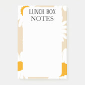 EENVOUDIGE STIJLVOLE MODERNE OP MAAT GEMAAKTE LUNC POST-IT® NOTES (Voorkant)