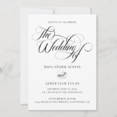 Eenvoudige stijlvolle elegante alles in één QR-cod Kaart (Voorkant)