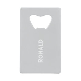 Eenvoudige stijlvolle flesopener met aangepaste te creditkaart flessenopener