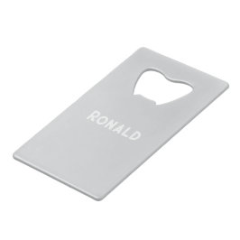 Eenvoudige stijlvolle flesopener met aangepaste te creditkaart flessenopener