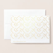 Eenvoudige, stijlvolle Folie Kaart (Met envelop)