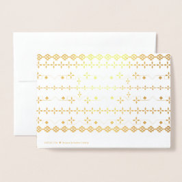 Eenvoudige, stijlvolle Folie Kaart