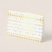 Eenvoudige, stijlvolle Folie Kaart (Voorkant)