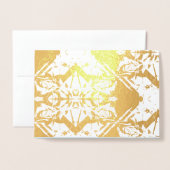 Eenvoudige, stijlvolle Folie Kaarten (Voorkant met envelop)