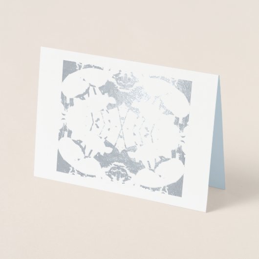 Eenvoudige, stijlvolle Folie Kaarten (Voorkant)