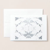 Eenvoudige, stijlvolle Folie Kaarten (Voorkant met envelop)