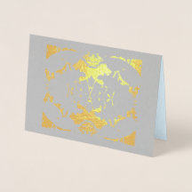 Eenvoudige, stijlvolle Folie Kaarten