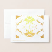 Eenvoudige, stijlvolle Folie Kaarten (Met envelop)