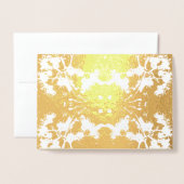 Eenvoudige, stijlvolle Folie Kaarten (Voorkant met envelop)