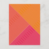 Eenvoudige stijlvolle lijnen 2 briefkaart (Voorkant)