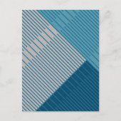 Eenvoudige stijlvolle lijnen briefkaart (Voorkant)