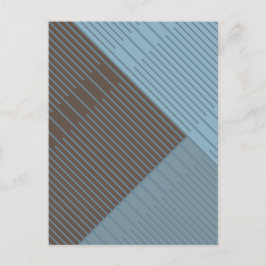 Eenvoudige stijlvolle lijnen briefkaart