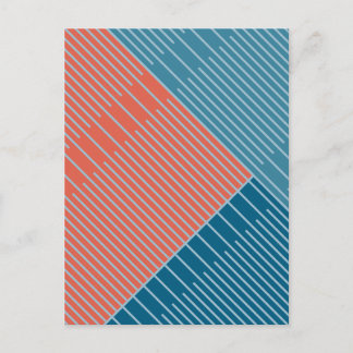 Eenvoudige stijlvolle lijnen briefkaart