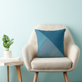 Eenvoudige stijlvolle lijnen kussen