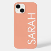 Eenvoudige Stijlvolle Moderne Gepersonaliseerd Naa Case-Mate iPhone Case (Achterkant)