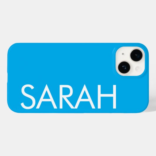 Eenvoudige Stijlvolle Moderne Gepersonaliseerd Naa Case-Mate iPhone Case (Achterkant (horizontaal))