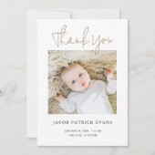 Eenvoudige, stijlvolle moderne jongen of meisje Da Aankondiging (Voorkant)