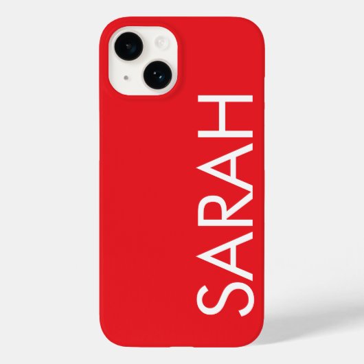 Eenvoudige Stijlvolle Moderne Klassieke Naam Class Case-Mate iPhone Case (Achterkant)