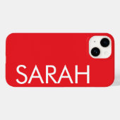 Eenvoudige Stijlvolle Moderne Klassieke Naam Class Case-Mate iPhone Case (Achterkant (horizontaal))