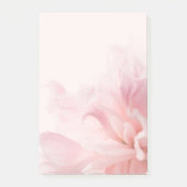 Eenvoudige Stijlvolle Roze Bloemen Botanisch Post-it® Notes (Voorkant)