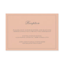 Eenvoudige stijlvolle roze roze huwelijksreceptie