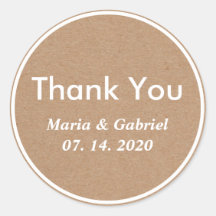 Eenvoudige stijlvolle rustieke kraft. Bruiloft dan