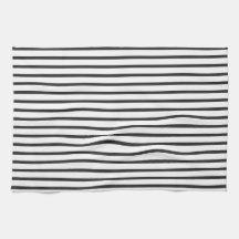 Eenvoudige, stijlvolle zwarte en witte strepen