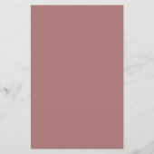 Eenvoudige stoffige roos kalligrafie elegant bruil (Achterkant)