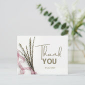 Eenvoudige Store Small Business-bedankkaart Briefkaart (Staand voorkant)