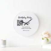 Eenvoudige streepjescode van de verjaardagswebsite grote klok (Huis)