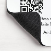 Eenvoudige streepjescode van de verjaardagswebsite muismat (Hoek)