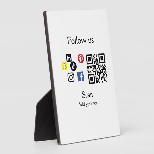 Eenvoudige streepjescode van de website van het be fotoplaat (Zijkant)